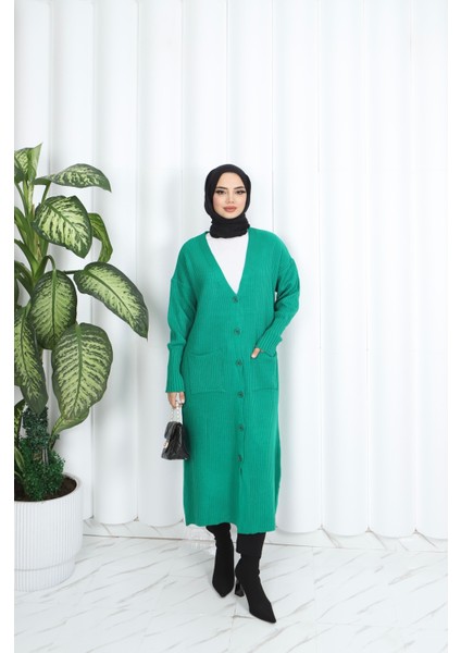 Cepli Uzun Triko Hırka fiyatları