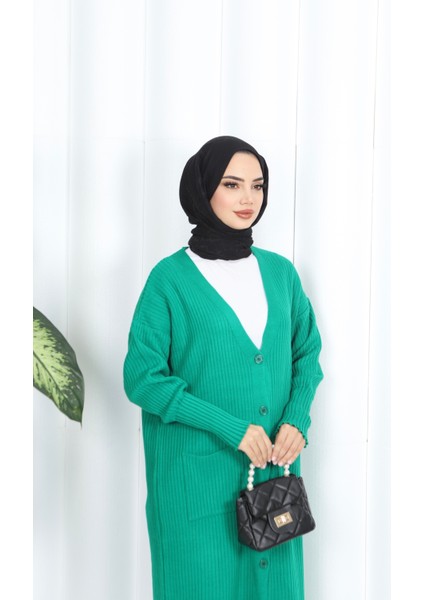 Cepli Uzun Triko Hırka modelleri