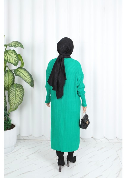 Cepli Uzun Triko Hırka indirimleri