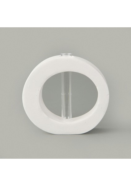 Deco Solid Dekor - Beyaz - 13 cm