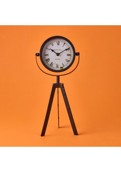 Tripod Masa Saati - Siyah - 19X42 cm
