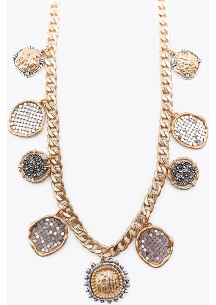 Çoklu Madalyon Charm Kolye fiyatları