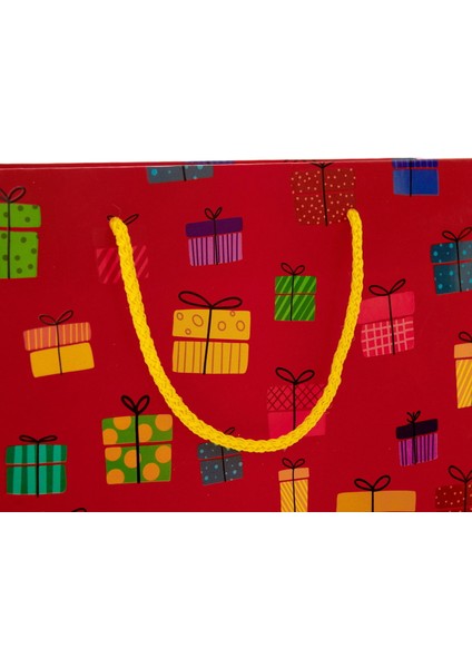 Dikey Hediye Çantası - Kırmızı - 25X38 cm modelleri