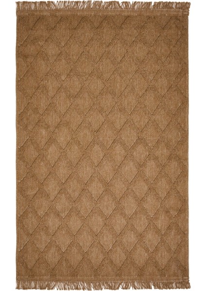 Soft Ruut Rutenna Halı - Bej - 120X180 cm