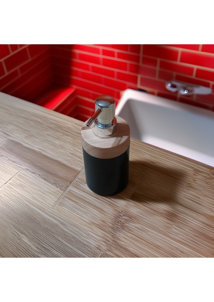 Bambu Görünümlü Siyah Sıvı Sabunluk fiyatları