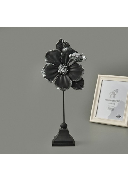 Deco Fiore Dekor - Siyah / Gümüş - 32 cm fiyatları