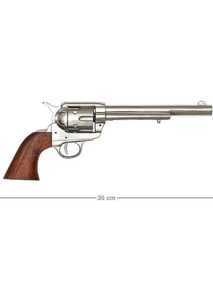 Denix Dekoratif Replika Cal.45 Peacemaker Revolver 7½’’, Usa 1873