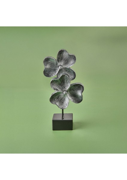 Deco Yonca Dekor - Gümüş / Siyah - 30 cm fiyatları