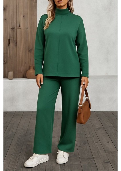 Kadın Uzun Kollu Triko Ikili Takım modelleri