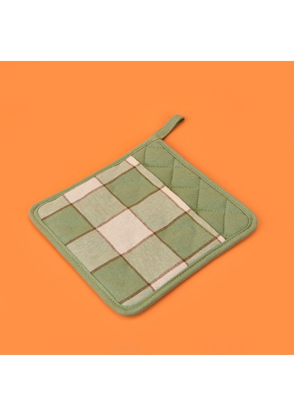 Toscana Tutaç - Ekru / Yeşil - 20X20 cm