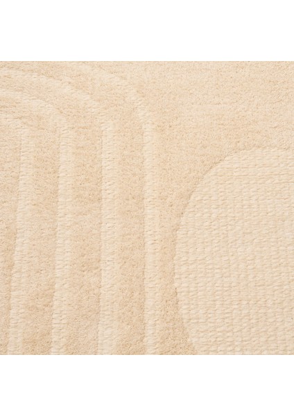 Soft Cobbler Dekoratif Halı - Bej - 80X150 cm modelleri