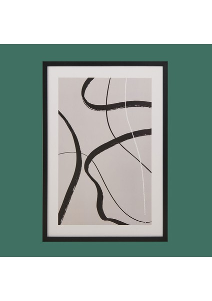 Deco Elegant Curves Tablo - 50X70 cm