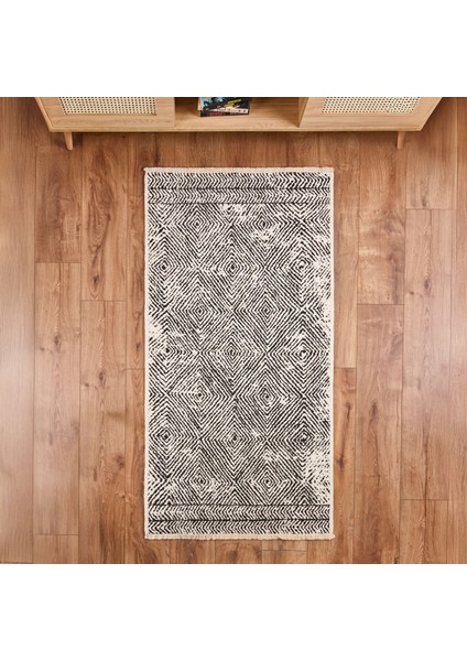 Soft Oad Halı - Siyah - 80X150 cm