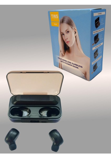 F9-5 Ledli Kulak Içi Kavuçuklu Bluetooth Kulaklık