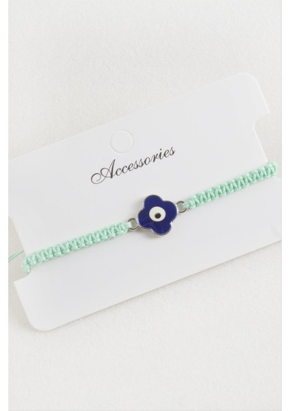 Çiçek Makrome Örgülü Bileklik indirimleri