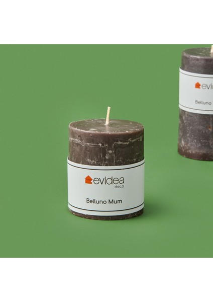Deco Belluno Mum - Koyu Gri - 8 cm fiyatları