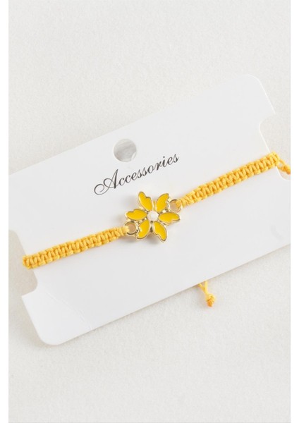 Papatya Makrome Örgülü Bileklik modelleri