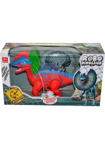 272-005ABC Kutulu Pilli Sesli Işıklı Dinozor 24 - Can-Em Oyuncak