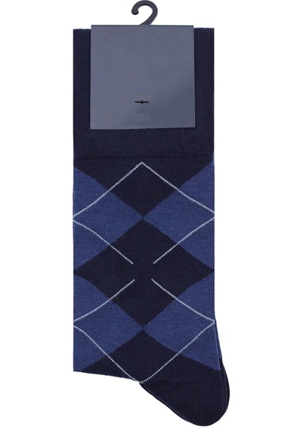 12’li Erkek Pamuklu Ekose Uzun Çorap – Ter ve Koku Önleyici fiyatları