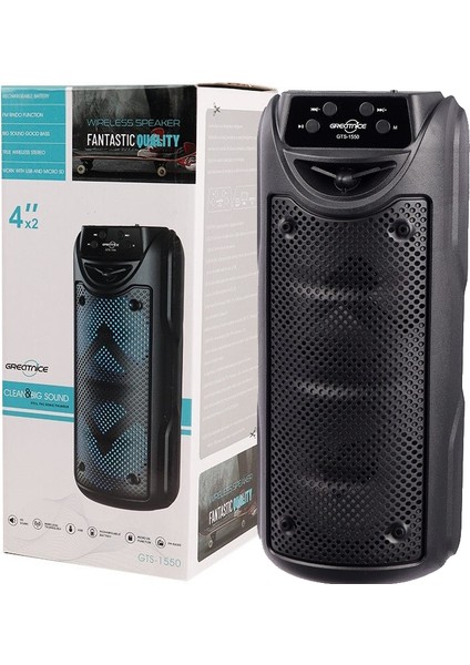 Gredtnice GTS-1550 Bluetooth Rgb Hoparlör USB /tf Kart /fm fırsatları