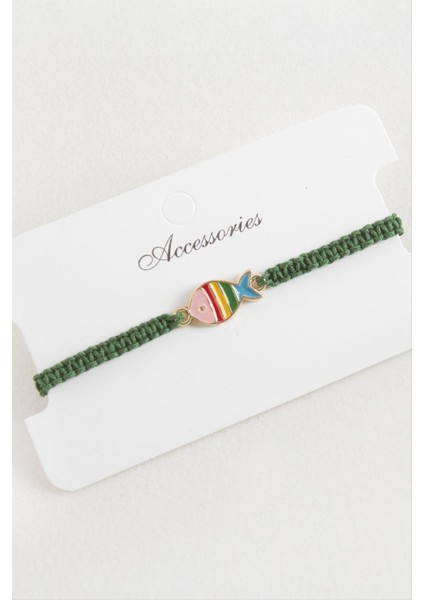 Balık Makrome Örgülü Bileklik modelleri