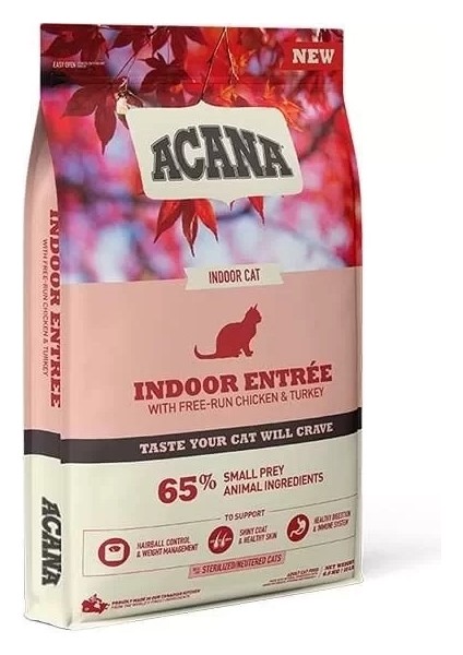 Acana Indoor Entree Sterilised Tavuklu Kısır Kedi Maması 1.8 kg