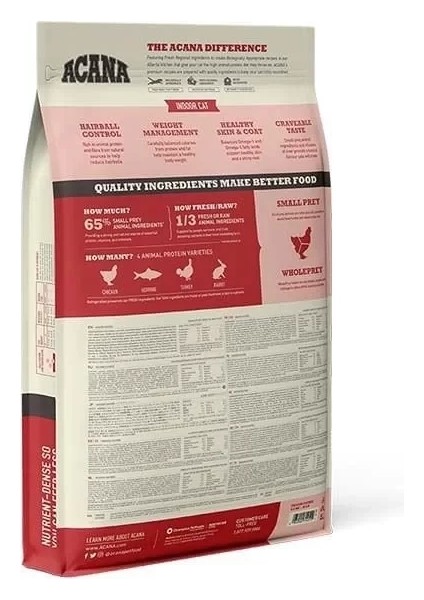 Acana Indoor Entree Sterilised Tavuklu Kısır Kedi Maması 1.8 kg fiyatları