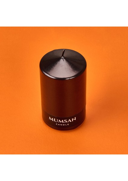 Baton Mum - Metalik Siyah - 10X6 cm modelleri