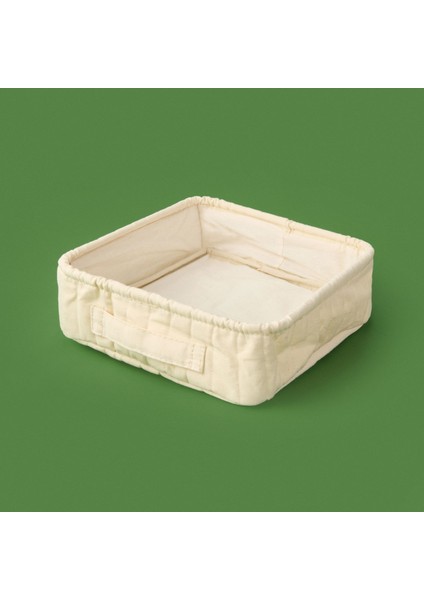 Living Kare Düzenleyici Sepet - Krem - 24X24X8 cm modelleri