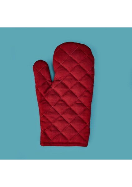 Gabardin Fırın Eldiveni - Kırmızı - 17X30 cm modelleri