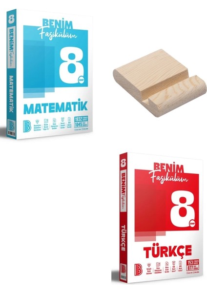 Lgs 8. Sınıf Matematik ve Türkçe Benim Fasikülüm + Telefon Standı
