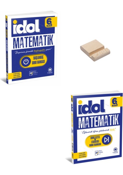 6. Sınıf Başlangıç ve Konu Özetli Etkinlikli Matematik Soru Bankası + Telefon Standı