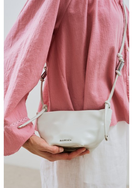 Elora Bağlama Detaylı Çanta Ice Blue modelleri