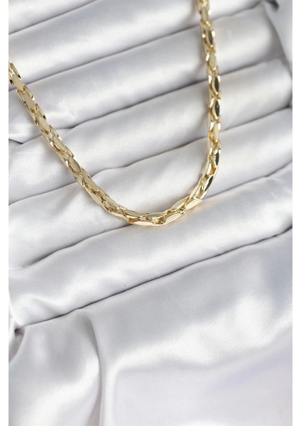 Pirinç Gold Renk 60 cm Zincir Kadın Kolye