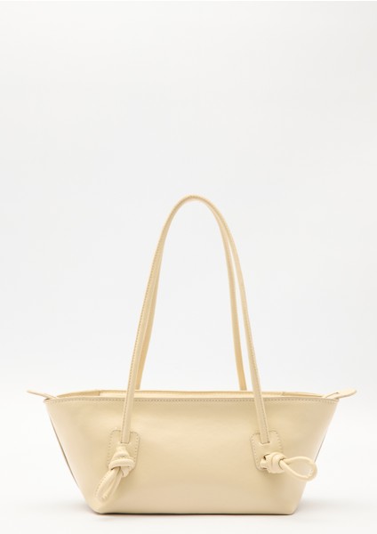 Bonnıe Bağlama Detaylı Çanta Butter Yellow