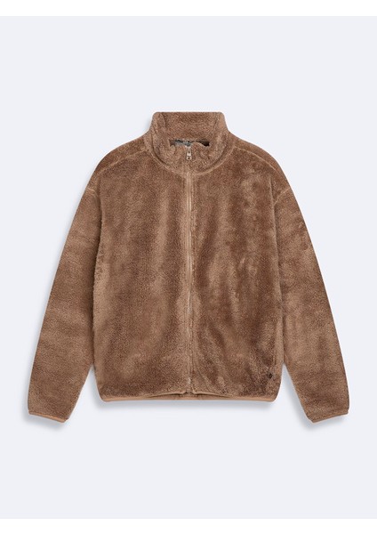 Fermuarlı Polar Camel Hırka fiyatları