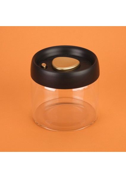 Frasco Vakumlu Saklama Kavanozu - Şeffaf / Siyah - 500 ml