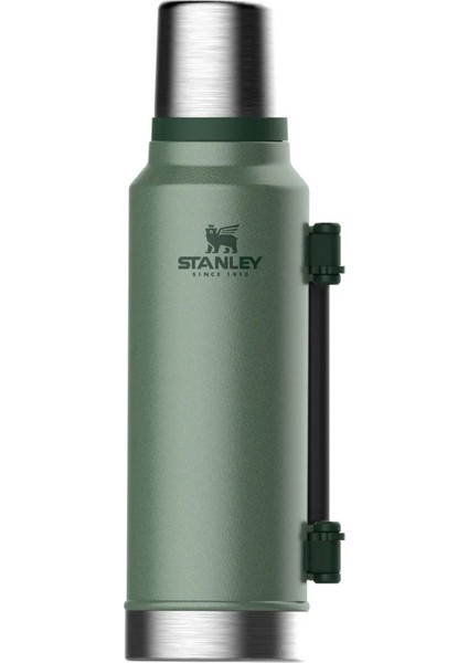 Termos The Legendary Classic Bottle Hammertone Green - 1,4 Lt