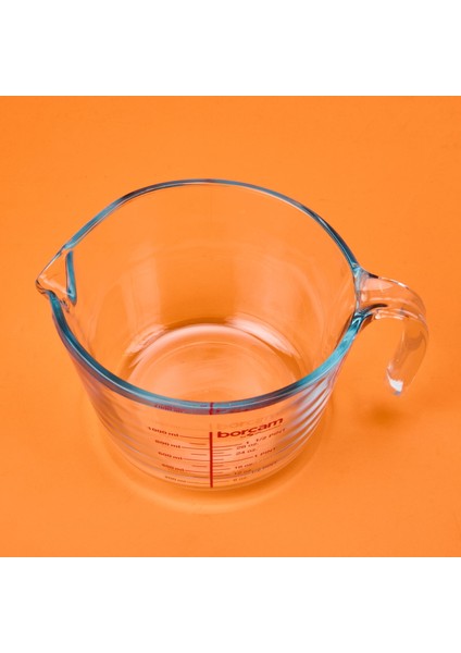 Borcam Ölçü Kabı - Şeffaf - 1 Lt modelleri