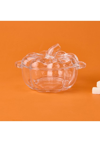 Kulplu Cam Şekerlik - Şeffaf - 10 cm fiyatları