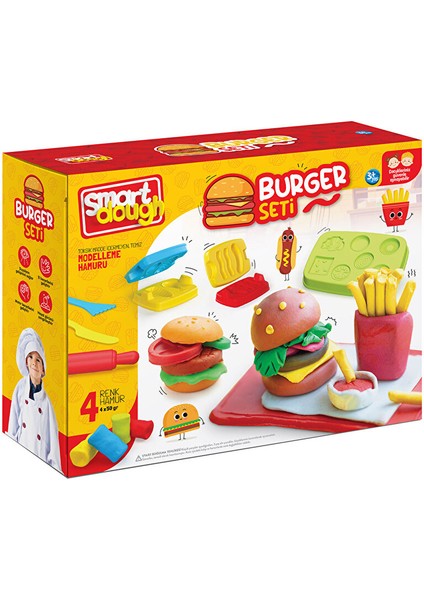 Hamburger Seti Hamur Kutusu - 200 gr 1 Adet