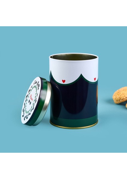 Amore Yuvarlak Tekli Metal Kutu - Renkli - 900 ml fiyatları