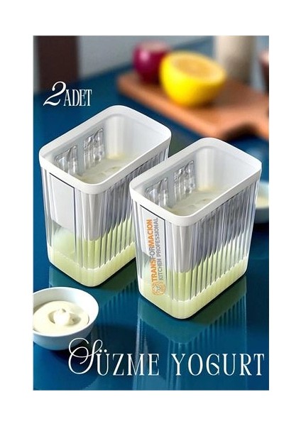 Hsnet Yoğurt Süzme Aparatı Evde Süzme Aparatı Peynir Yapmak Artık Kolay