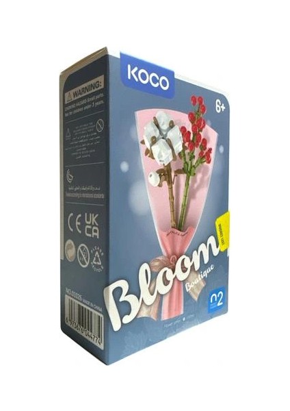 Sunman Koco NO.01026 Bloom Boutıque Flower Serisi 02- Buket Çiçek LEGO Yapım Seti 160 Parça 6+