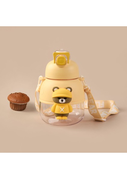 Polikarbon Figürlü Matara - Sarı - 1,1 Lt fiyatları