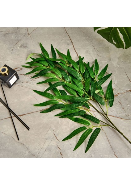 Deco Yapay Bamboo Yaprağı - Yeşil - 64 cm