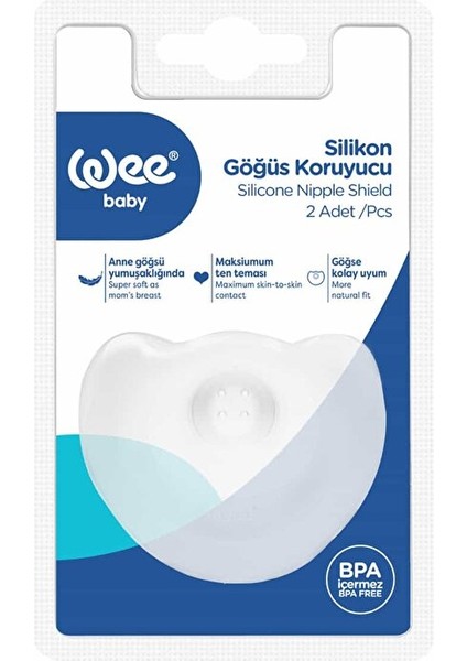 Silikon Göğüs Koruyucu 2'li Paket 1 Adet