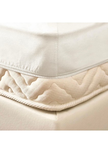 Soft Penye Çift Kişilik Lastikli Çarşaf - Beyaz - 160X200 cm fiyatları