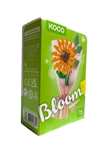 Sunman Koco NO.01029 Bloom Boutıque Flower Serisi 05- Buket Çiçek LEGO Yapım Seti 151 Parça 6+