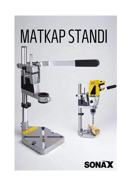 Hsnet Tezgah Üstü Matkap Standı - Ayarlanabilir Dikey Sütun Matkap Pres Standı